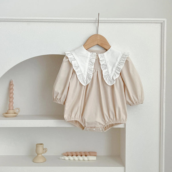 Cotton Terry Contrast Romper