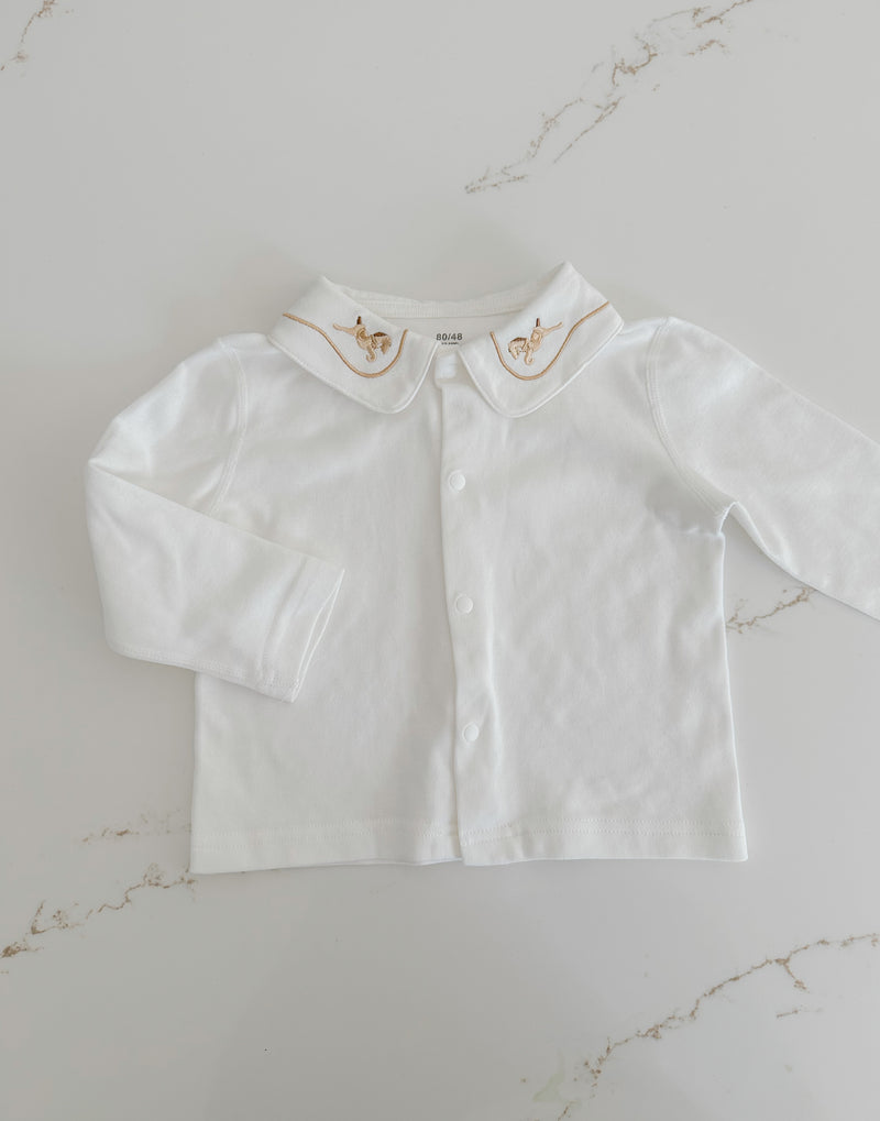 Organic Cotton Embroidered Top