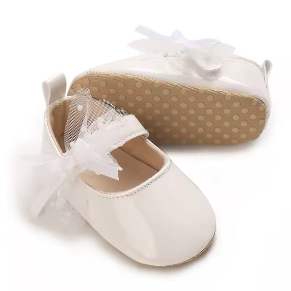 Little Lady First Walker Shoes - Cream