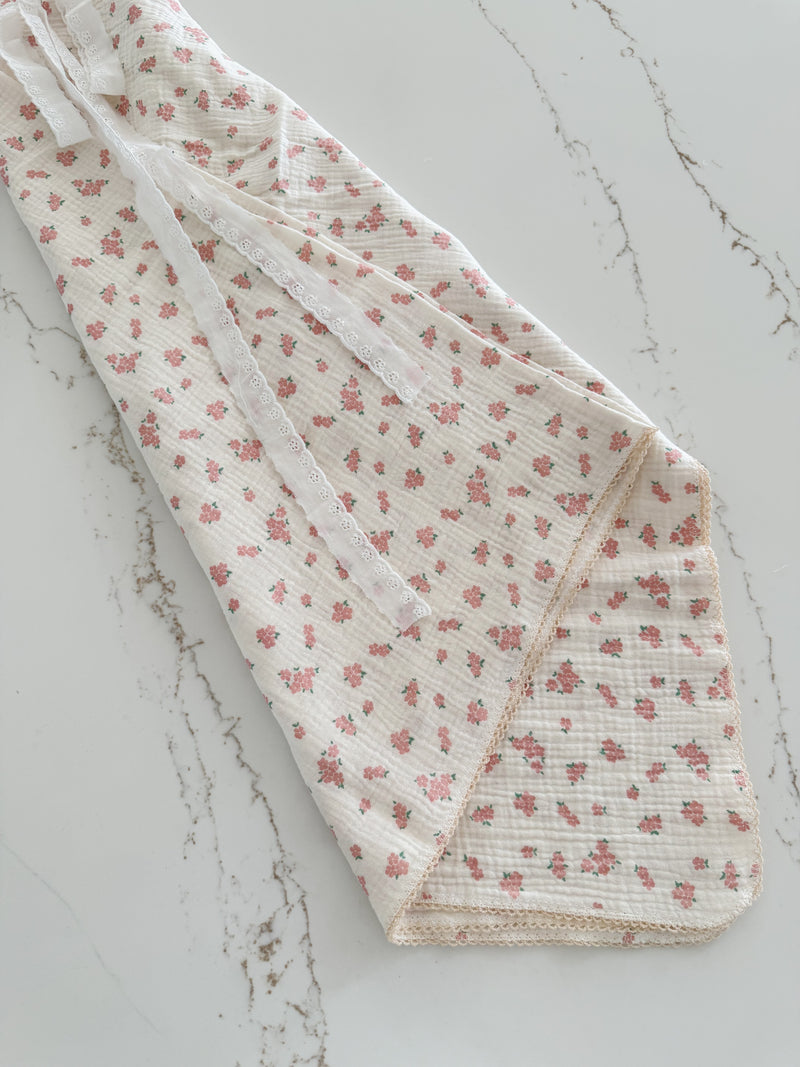 Muslin Floral Swaddle