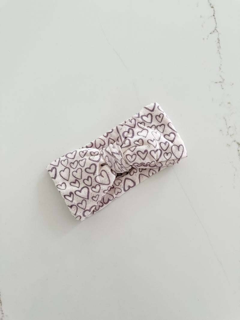 Stretchy Floral Bow Headband