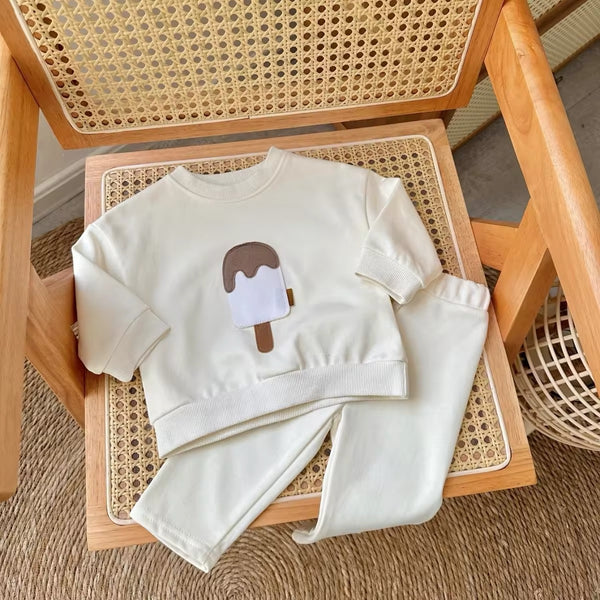 Cotton Tracksuit - Cream