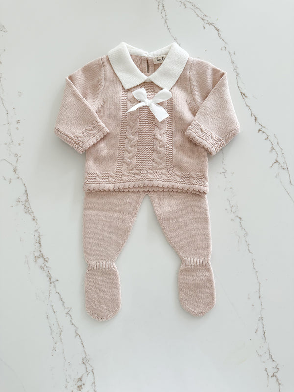 Cable Knit 2-Piece Set