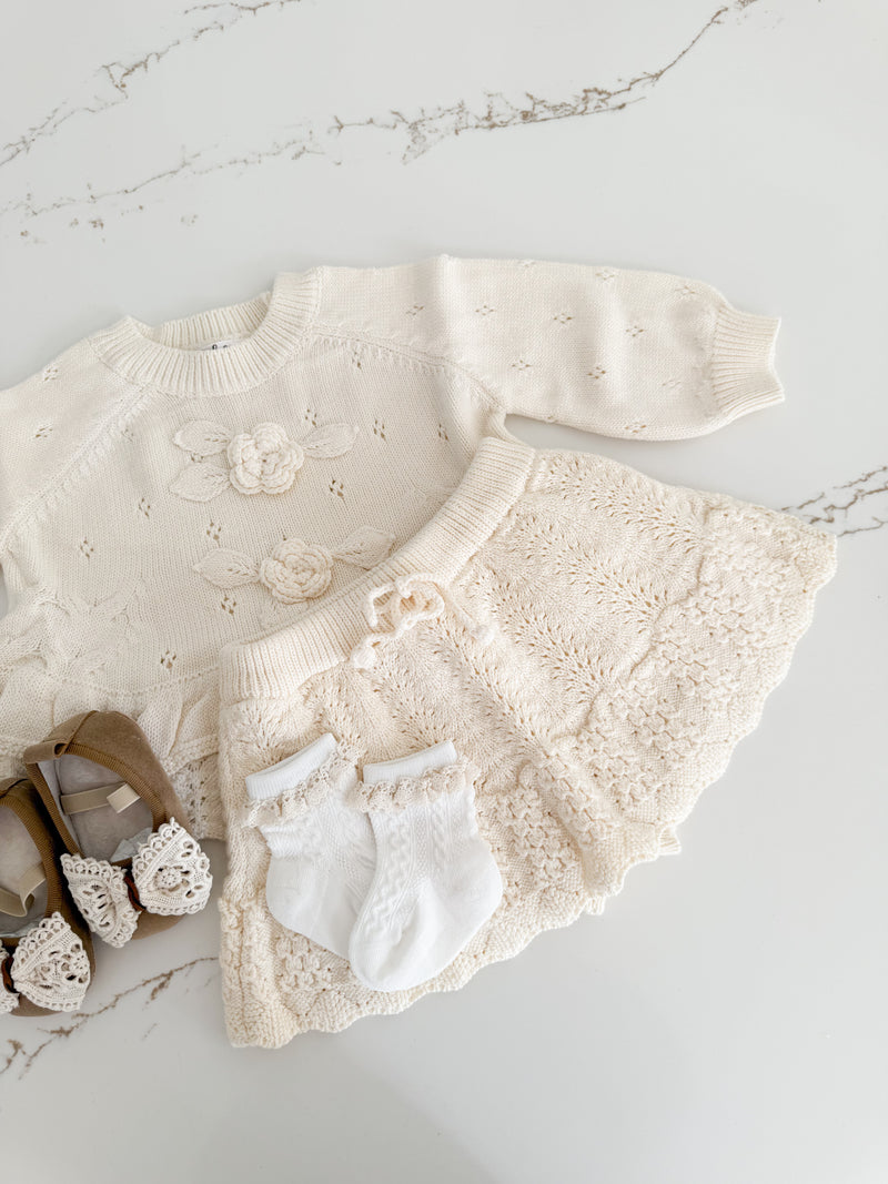 Textured Knit Skirt
