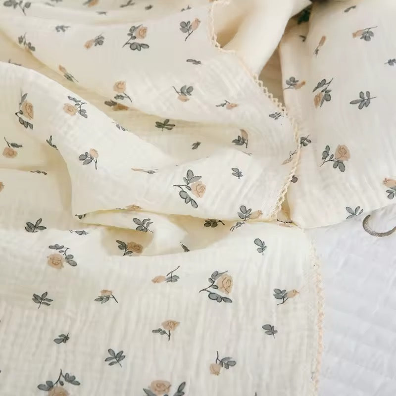 Floral Cotton Blanket