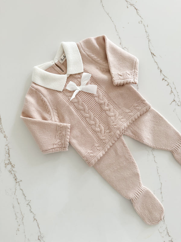 Cable Knit 2-Piece Set