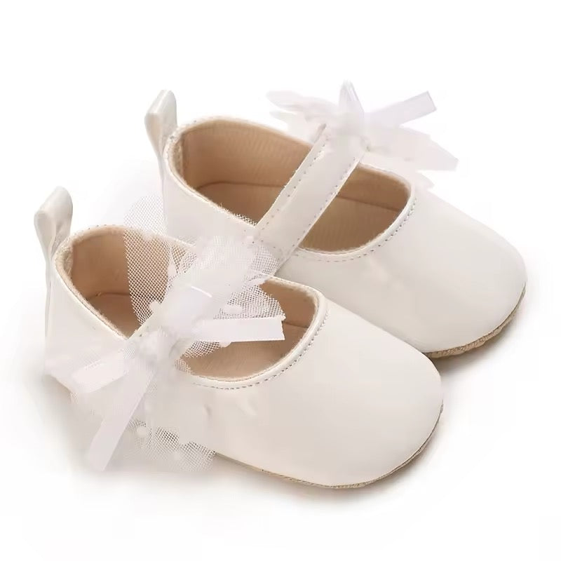 Little Lady First Walker Shoes - Cream