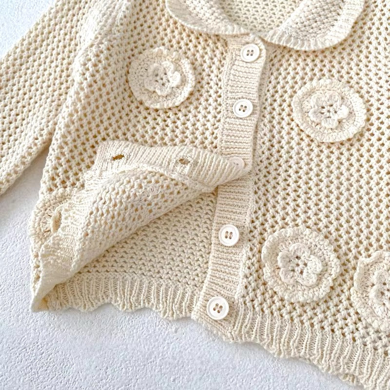 Knitted Crochet Cardigan