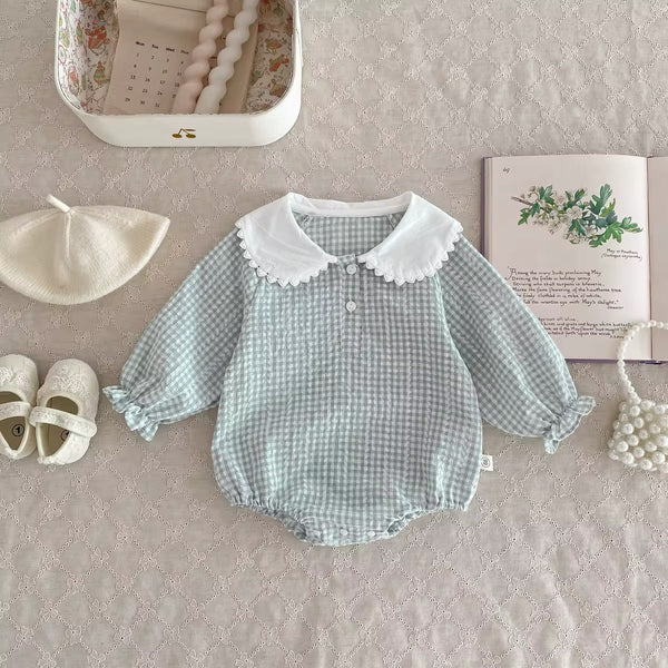 Gingham Cotton Romper