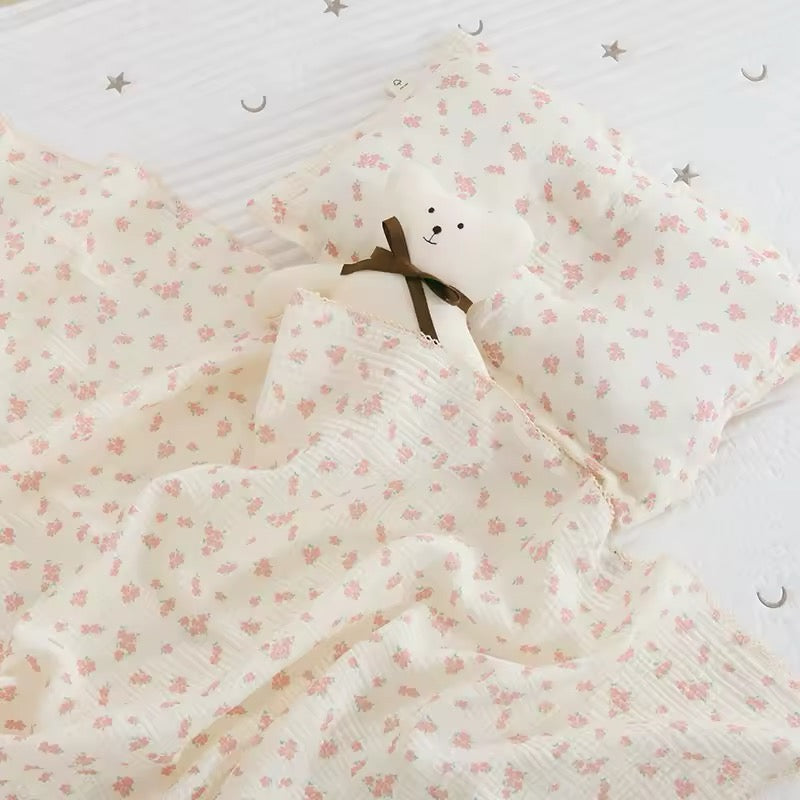 Floral Cotton Blanket