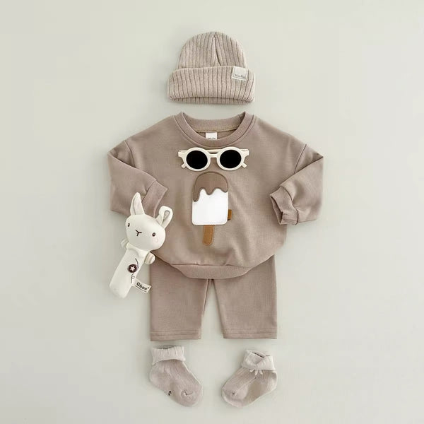 Cotton Tracksuit - Beige