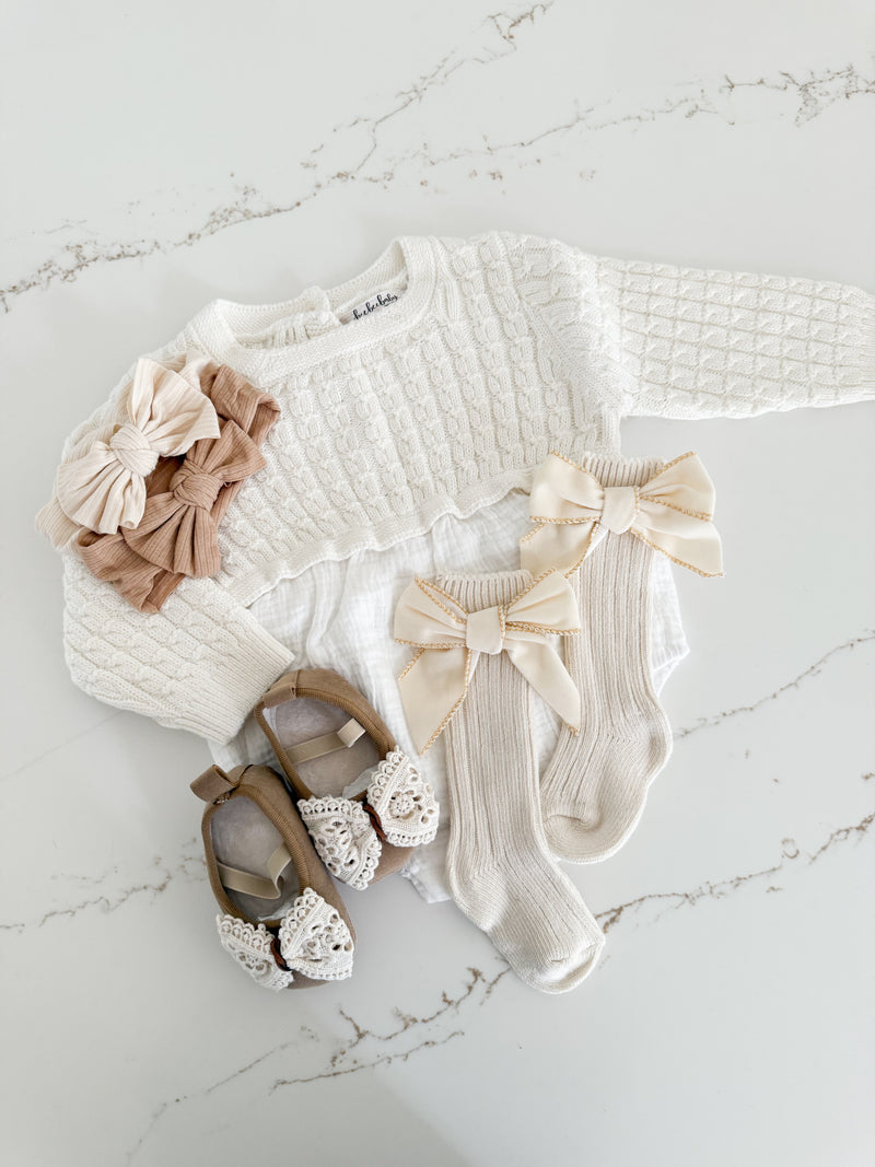 Textured Knit Romper