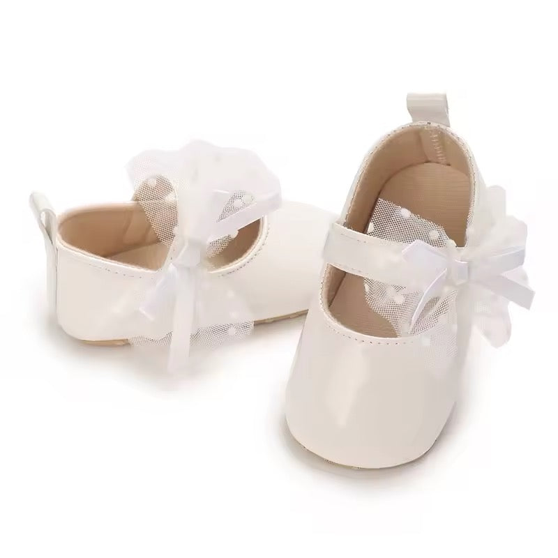 Little Lady First Walker Shoes - Cream