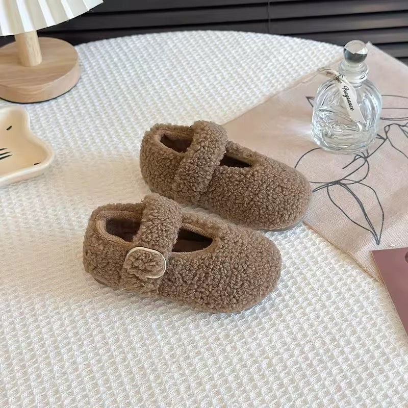 Lambswool Buckle Shoes