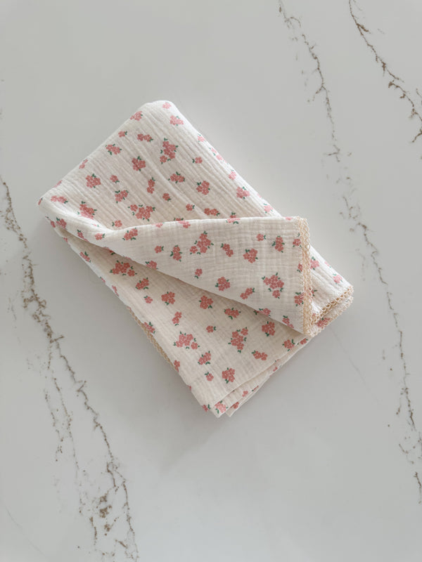 Muslin Floral Swaddle