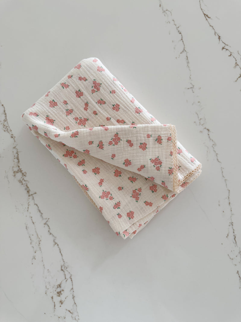 Muslin Floral Swaddle
