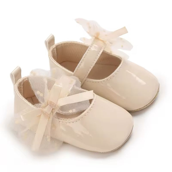 Little Lady First Walker Shoes - Sand