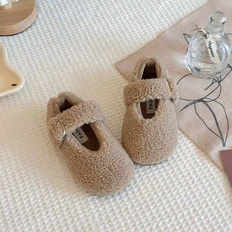 Lambswool Buckle Shoes