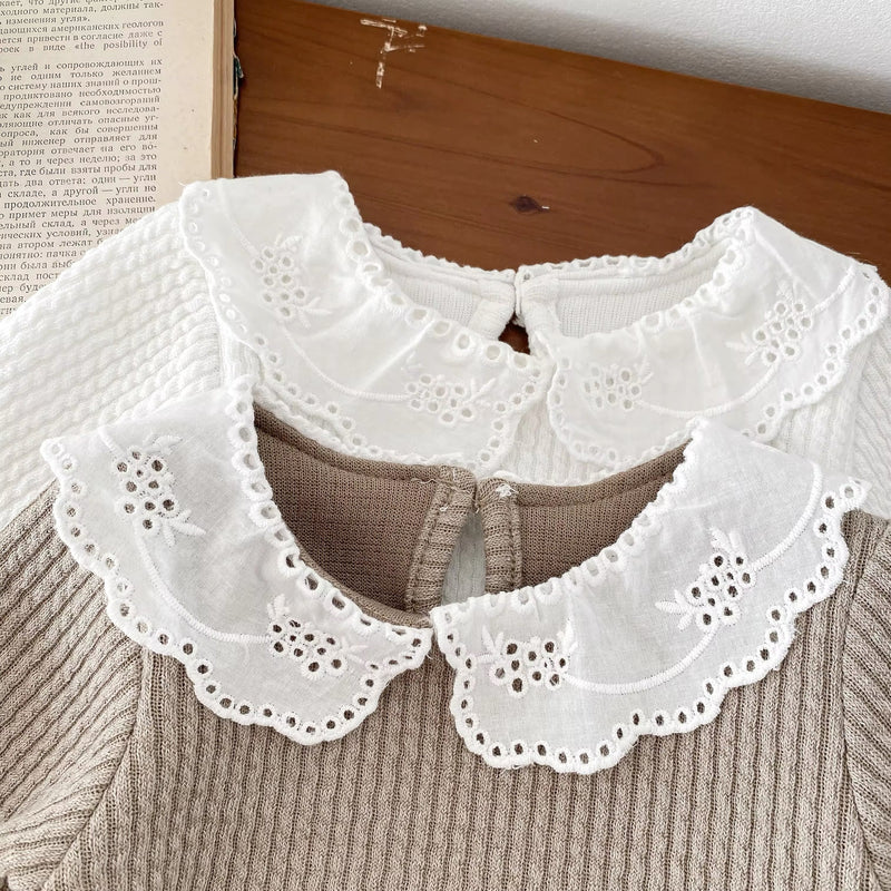 Textured Lace Top - Sand