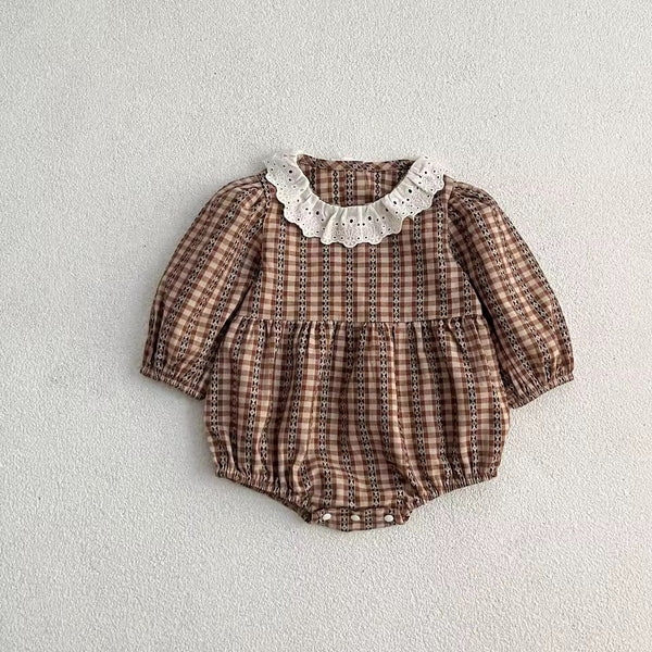 Olive Cotton Romper