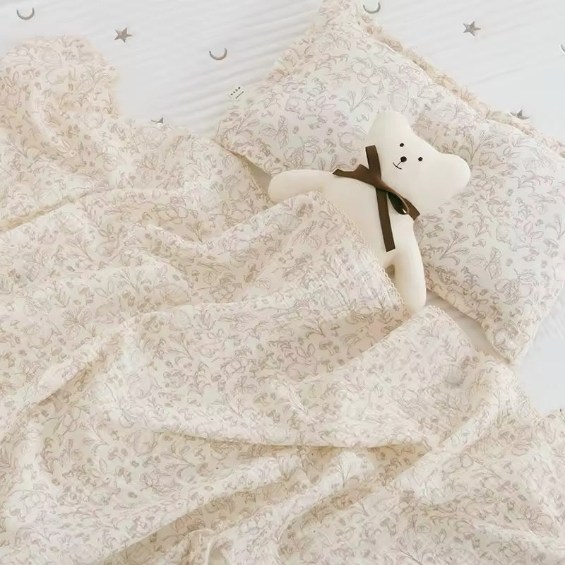 Floral Cotton Blanket