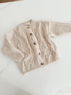 Chunky Cable Knit Cardigan