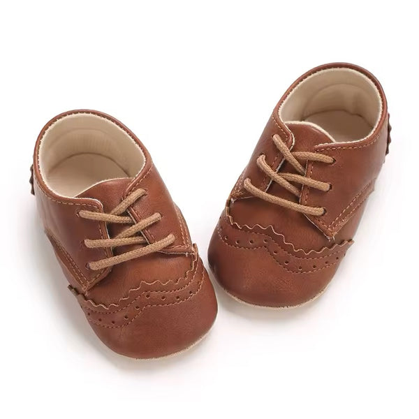 First Walker Shoes - Chocolate