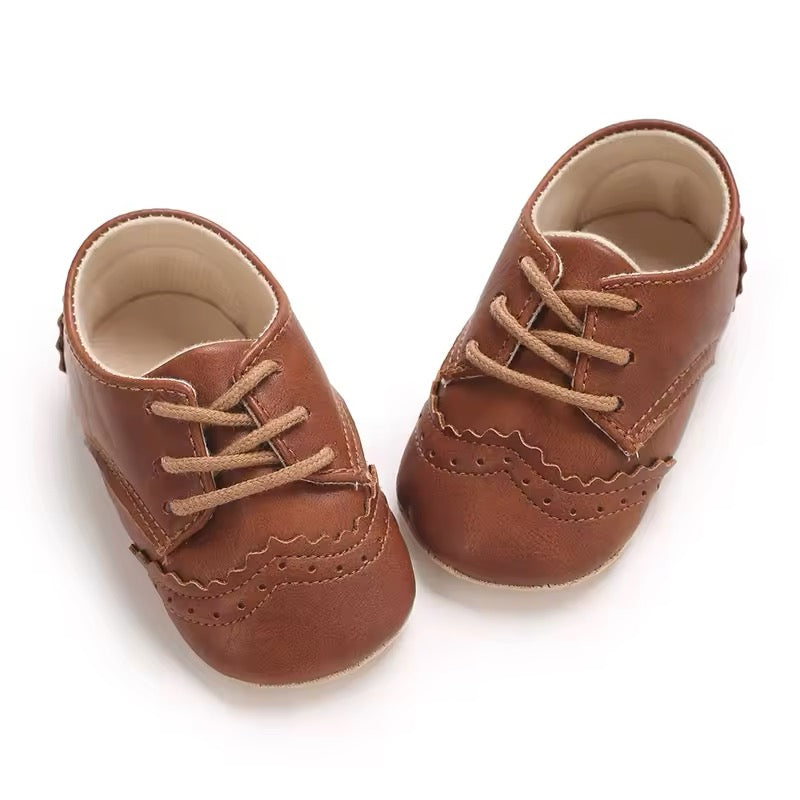 First Walker Shoes - Chocolate