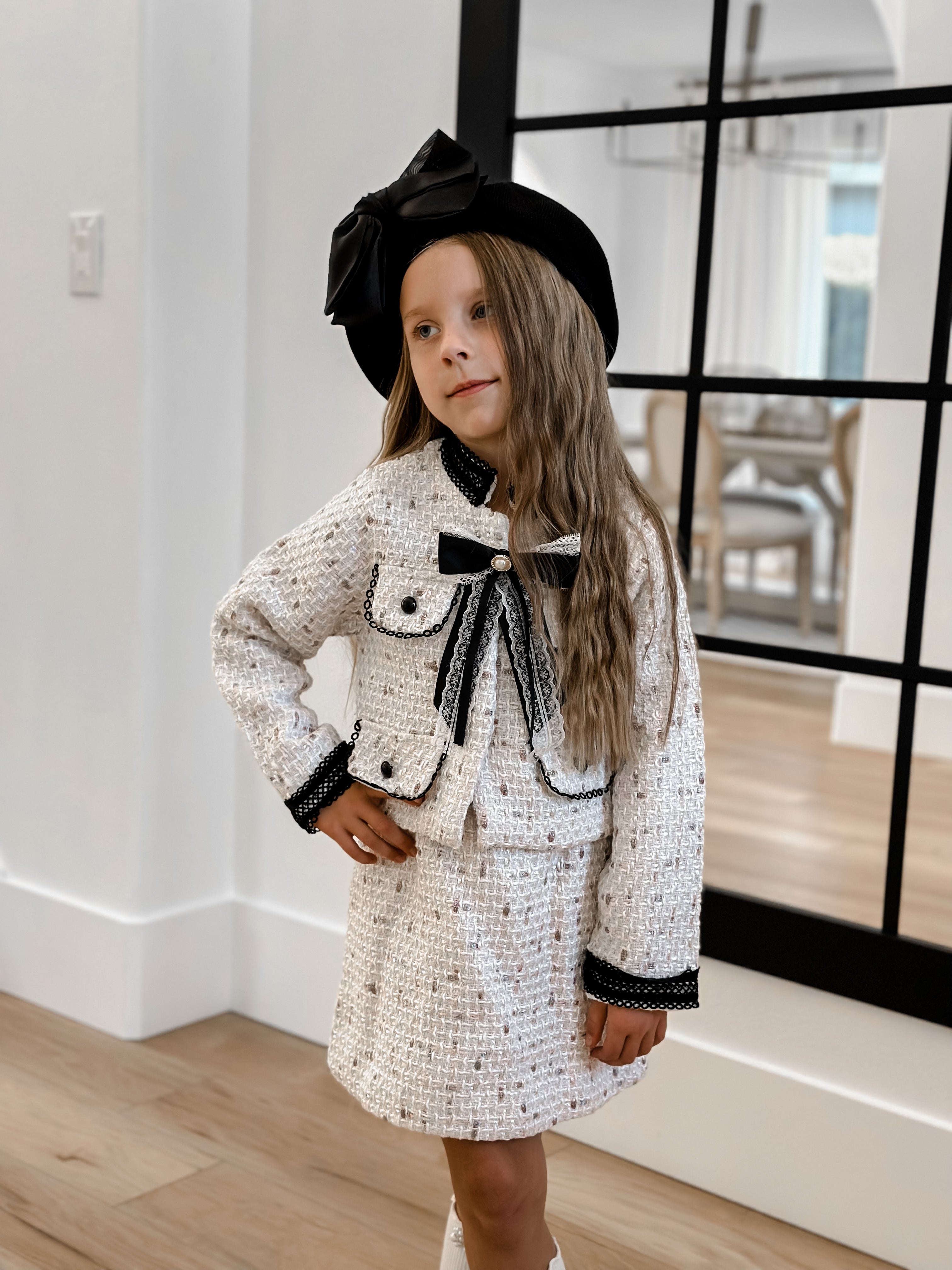 ルミニョンLumignon holiday tweed knit 他4点セット Lumignon original ♥ L holiday tweed knit【ブラック】 | Lumignon