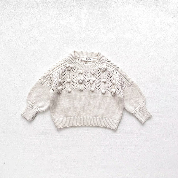 Chunky Textured Sweater - Milk