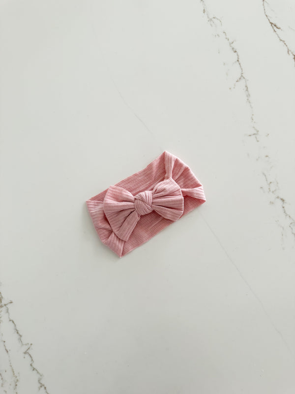 Stretchy Floral Bow Headband