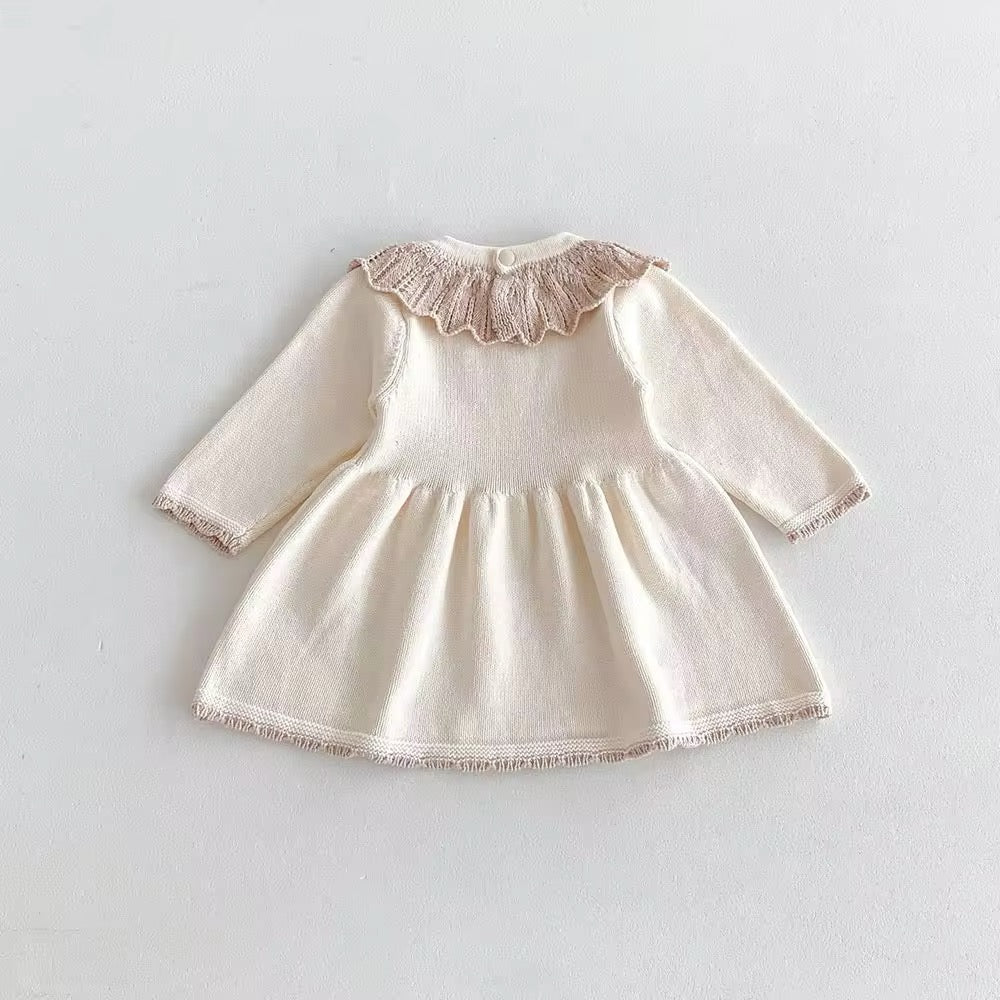 knee length dresses for ladies Baby Holy Communion Dress Children's Birthday Princess Dress Baby Che –  marryshe main image 1