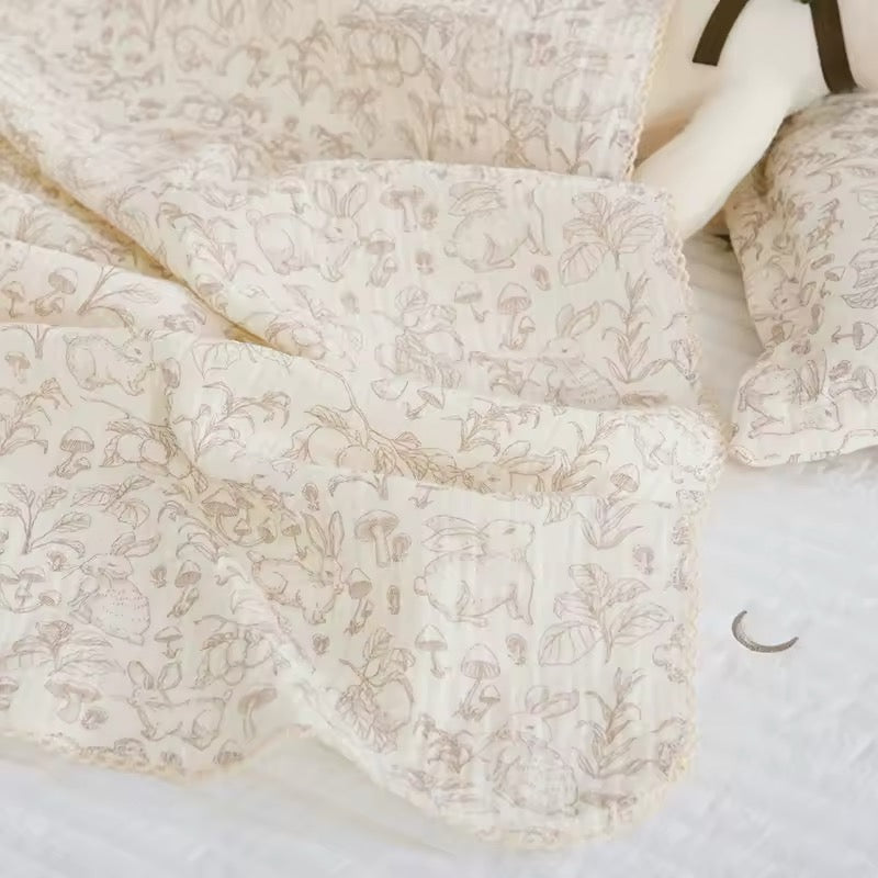 Floral Cotton Blanket