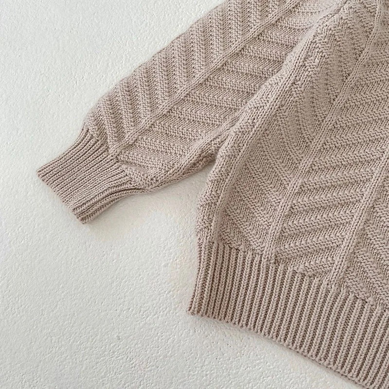 Textured Knit Set - Oat