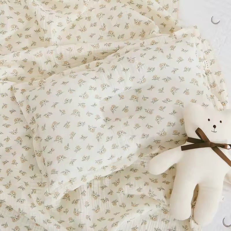 Floral Cotton Blanket