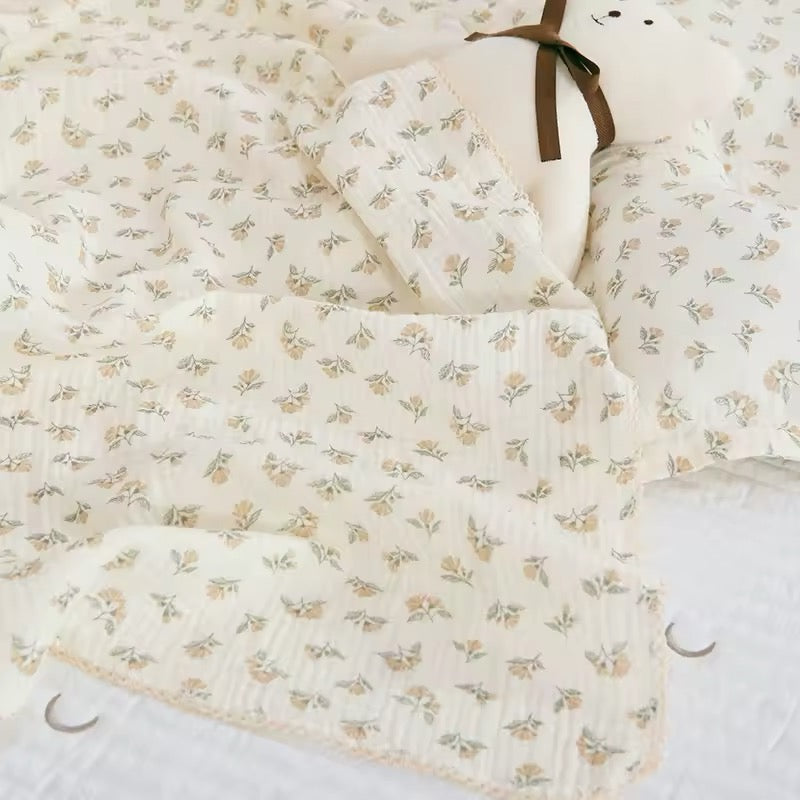 Floral Cotton Blanket