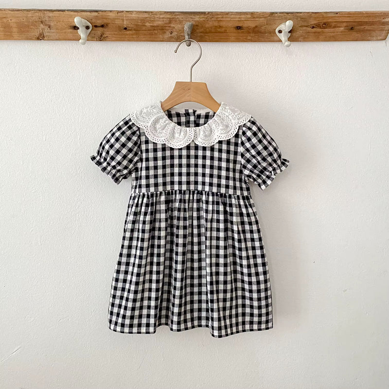 Gingham Cotton Dress