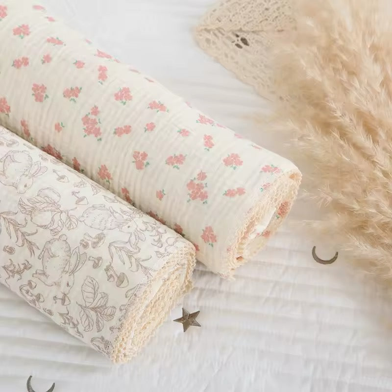 Floral Cotton Blanket