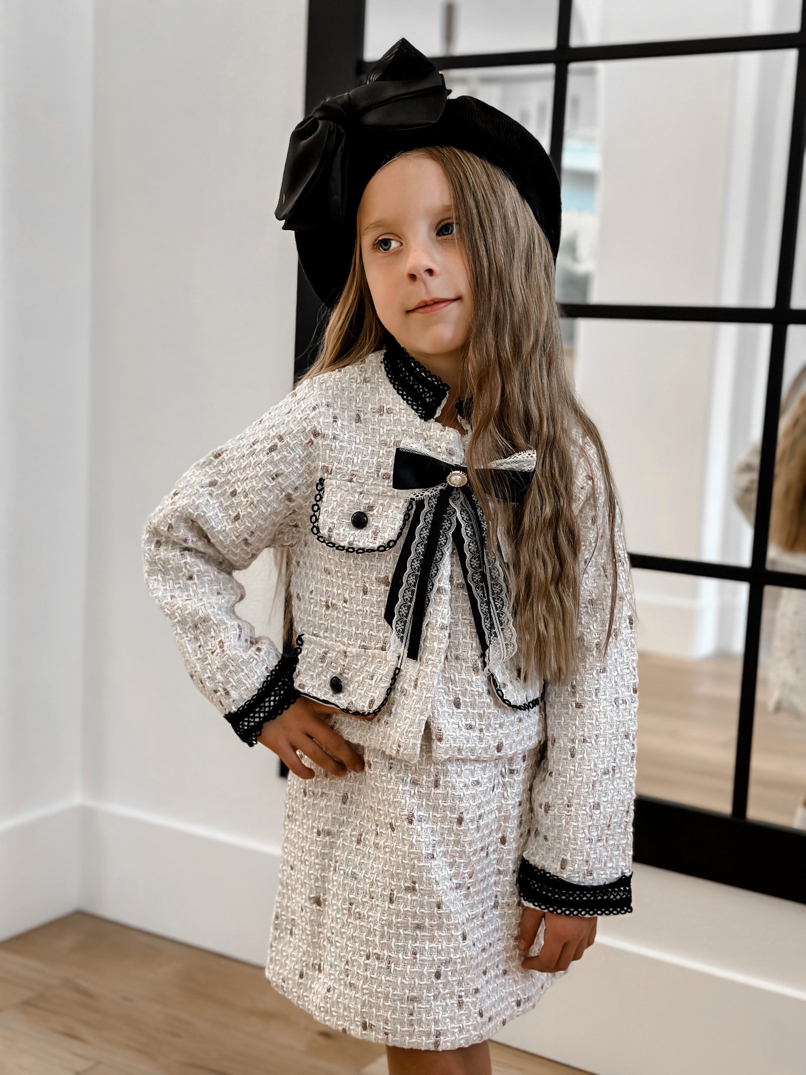 Holiday Collection - Classy Tweed Set FINAL FEW – BeeBeeBabyBoutique