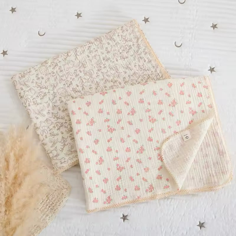 Floral Cotton Blanket