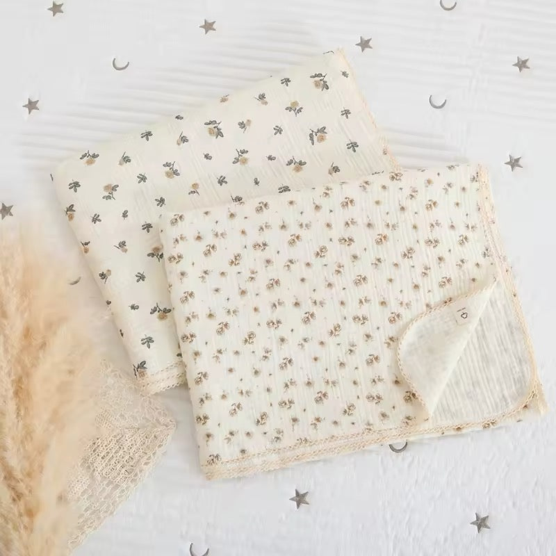 Floral Cotton Blanket