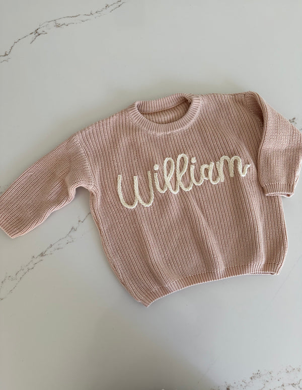 Personalized Knit Sweater