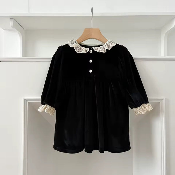 Holiday Collection - Lena Velour Dress
