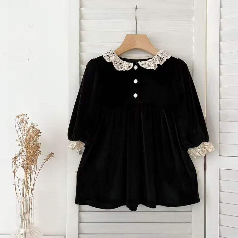 Holiday Collection - Lena Velour Dress