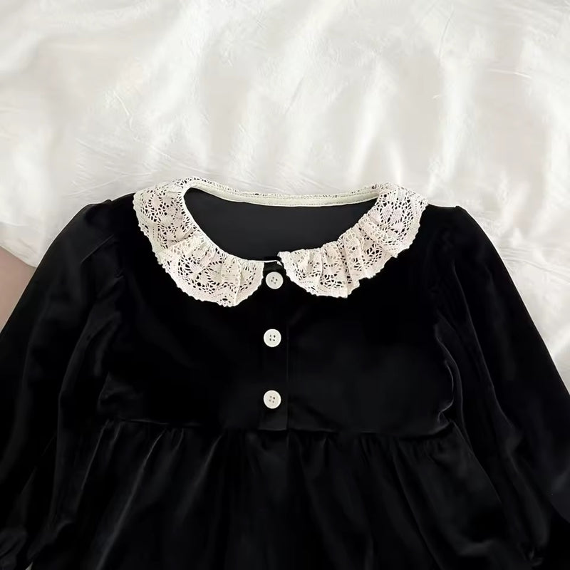 Holiday Collection - Lena Velour Dress