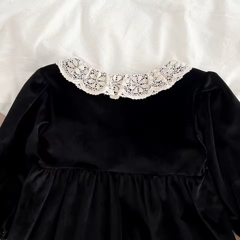 Holiday Collection - Lena Velour Dress