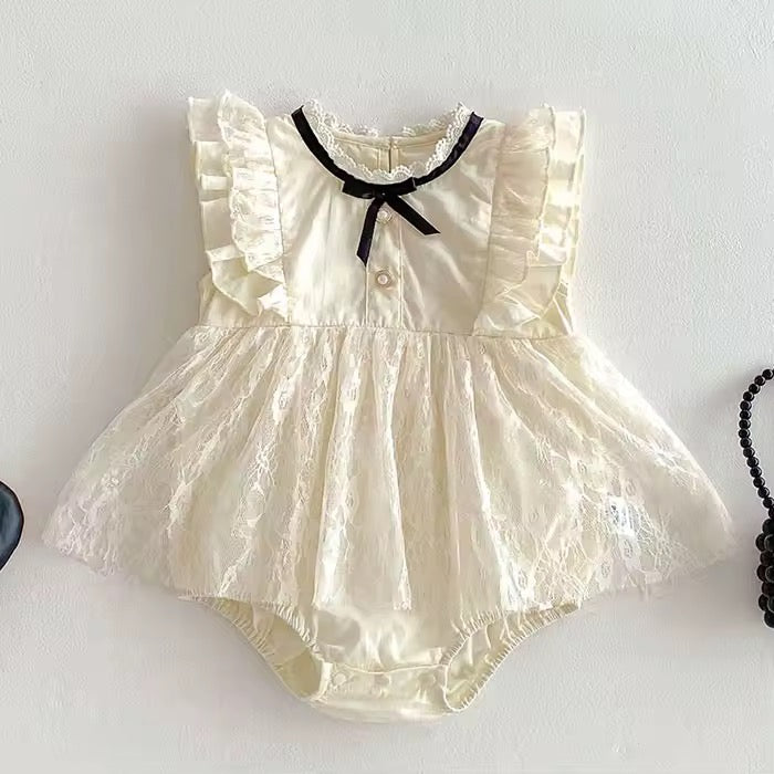 Holiday Collection - Lace Bow Dress