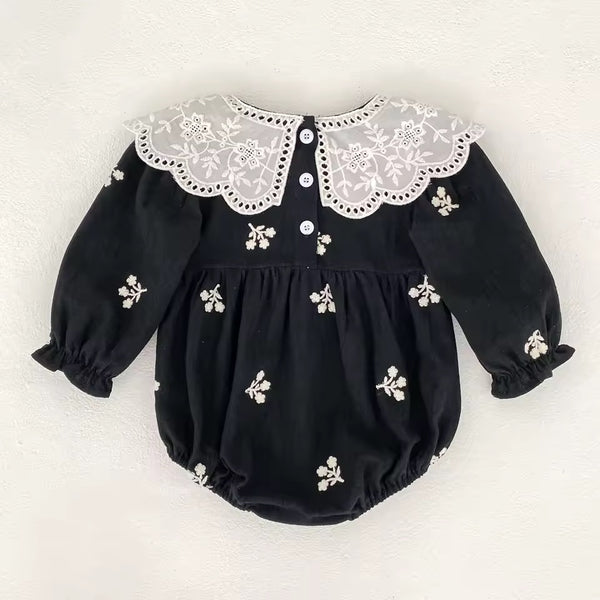 Holiday Collection - Melanie Embroidered Romper