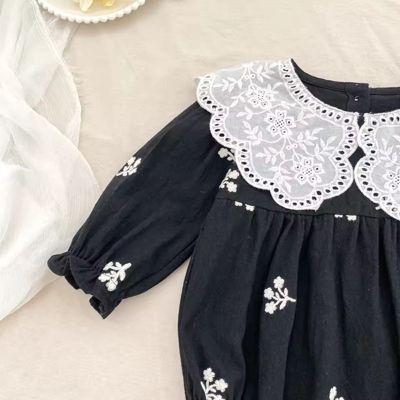 Holiday Collection - Melanie Embroidered Romper