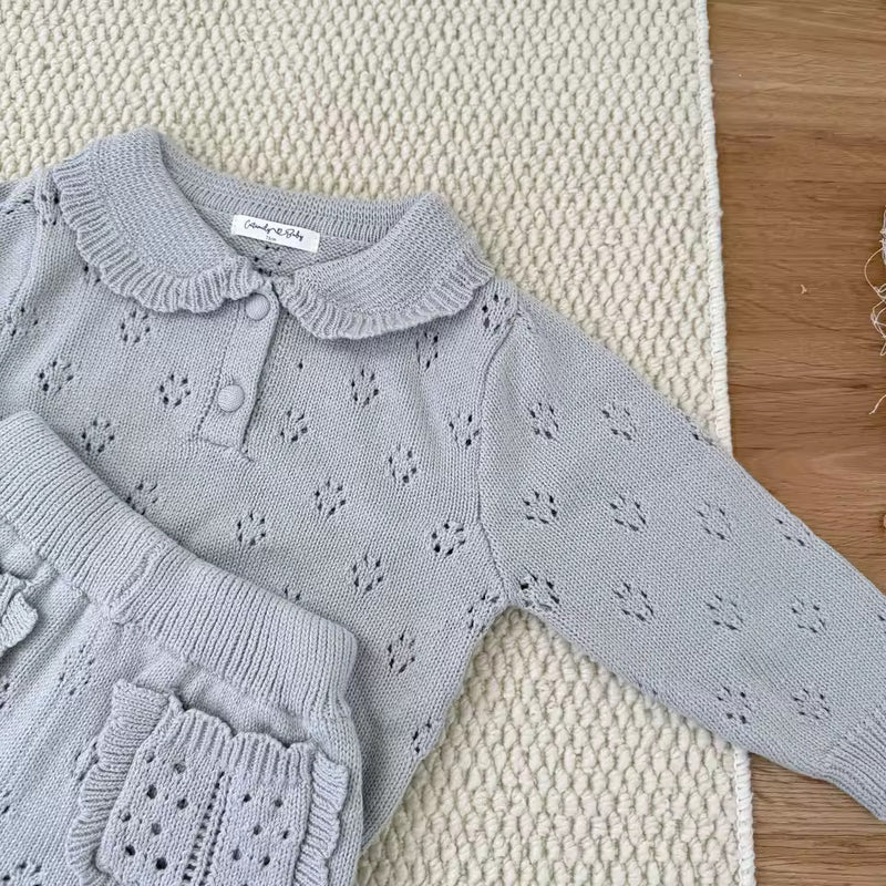 Hollow Out Knit Set - Premium Quality